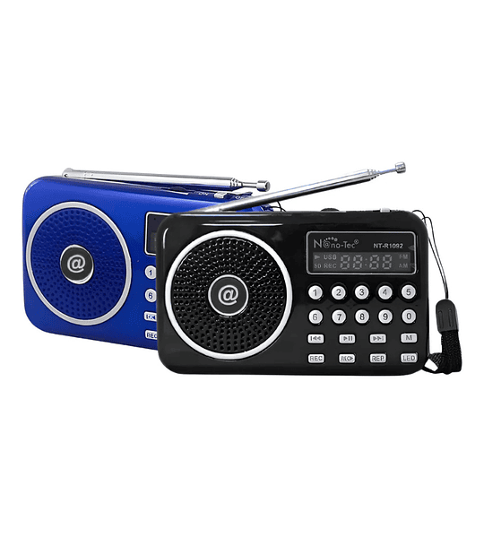 Radio Parlante Digital Nano-Tec NT-R1092 – AM/FM, USB, SD, Recargable