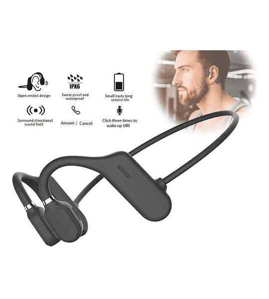 Audífonos Deportivos de Conducción Ósea WHITE ENERGY WE-208