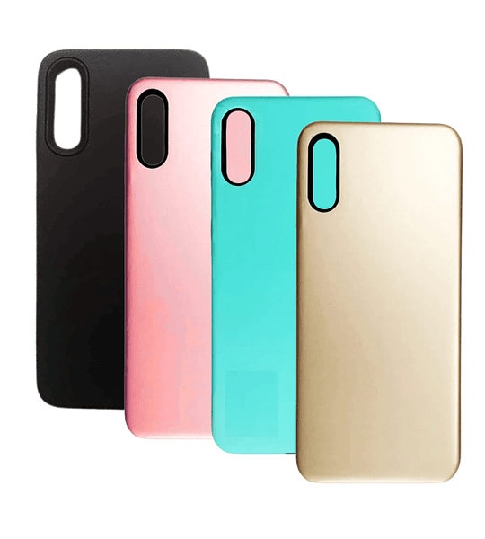 Samsung A50 / A50s / A30s Funda Metálica Doble Capa Antigolpes 
