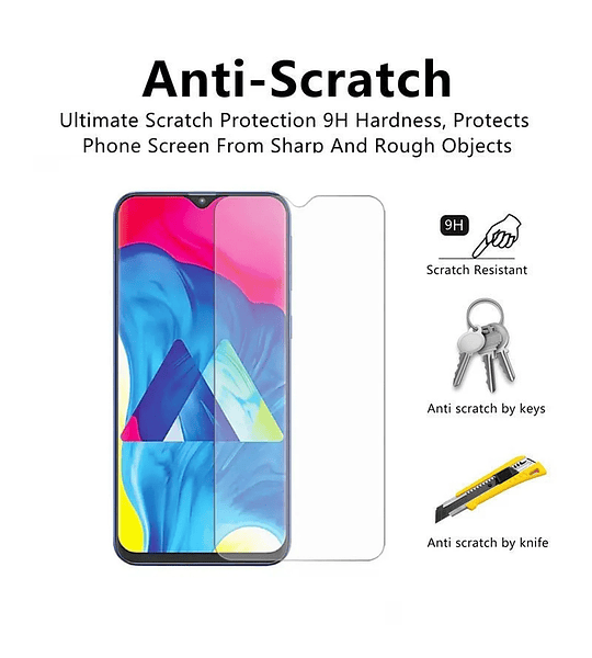 Samsung A20, A30, A30s, A40s, A50, A50s Protector Premium Pantalla Irrompible Ceramico 