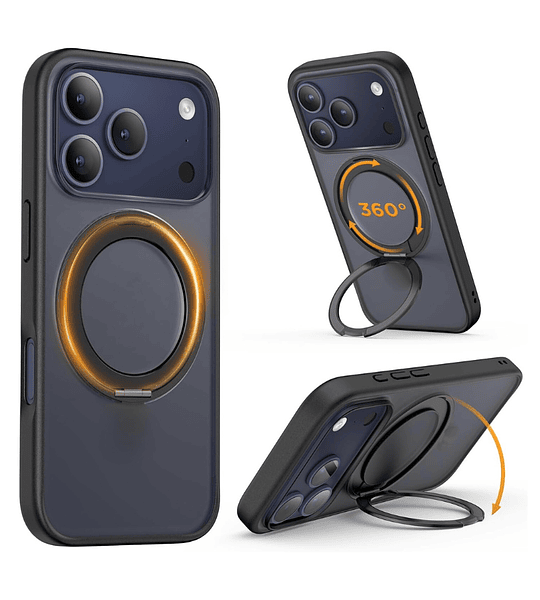 Funda Americana  iPhone 17 Pro Max Soporte Giratorio 360° Magnetico  Protección Total