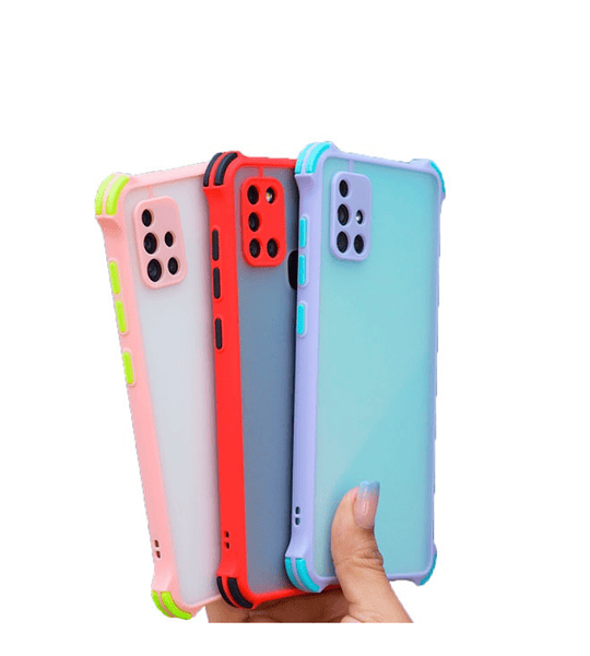 Samsung A21S Funda Borde Color Protector Camara