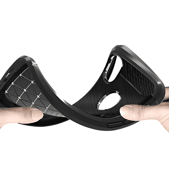 Samsung Galaxy A20 / A30 Funda Estuche Carbono