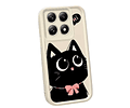Honor X8C Funda Protectora Diseño Gatito con Lente Elevada Antigolpes