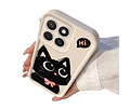 Honor X8C Funda Protectora Diseño Gatito con Lente Elevada Antigolpes