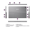 Tablet Lenovo Tab Plus 11.5” 2K + Funda Protectora + Audífonos Moto Buds 115