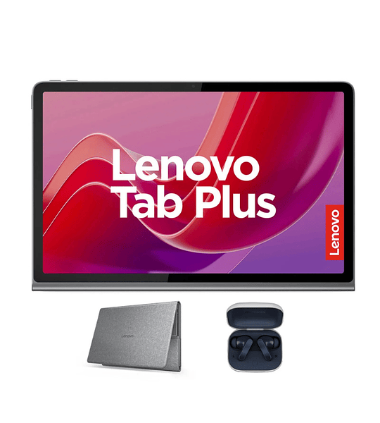 Tablet Lenovo Tab Plus 11.5” 2K + Funda Protectora + Audífonos Moto Buds 115