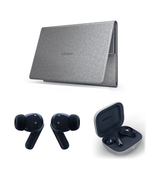 Tablet Lenovo Tab Plus 11.5” 2K + Funda Protectora + Audífonos Moto Buds 115