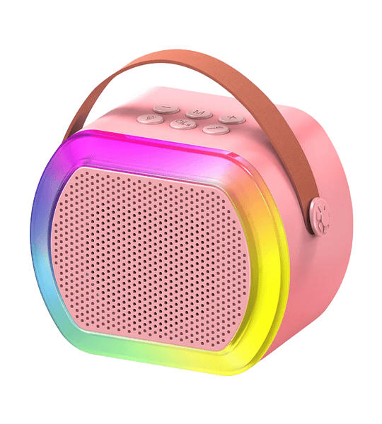 Mini Karaoke Inalámbrico Bluetooth 2 Micrófonos – Portátil para Fiesta y Hogar