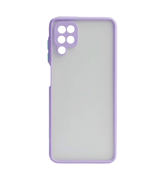 Samsung A12 Funda Borde Color Protector Camara 