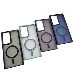  Samsung S24 Ultra Funda Magnética Translúcida Mate Protección Reforzada
