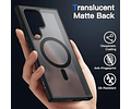  Samsung S24 Ultra Funda Magnética Translúcida Mate Protección Reforzada