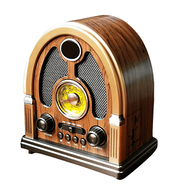 Radio Vintage Retro Fox Tech FX-259BT AM/FM/SW Altavoz, Bluetooth Alta Sencibilidad