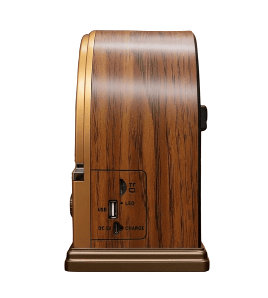 Radio Vintage Retro Fox Tech FX-259BT AM/FM/SW Altavoz, Bluetooth Alta Sencibilidad