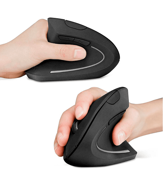 Mouse Ergonómico Vertical Inalámbrico USB Ajustable
