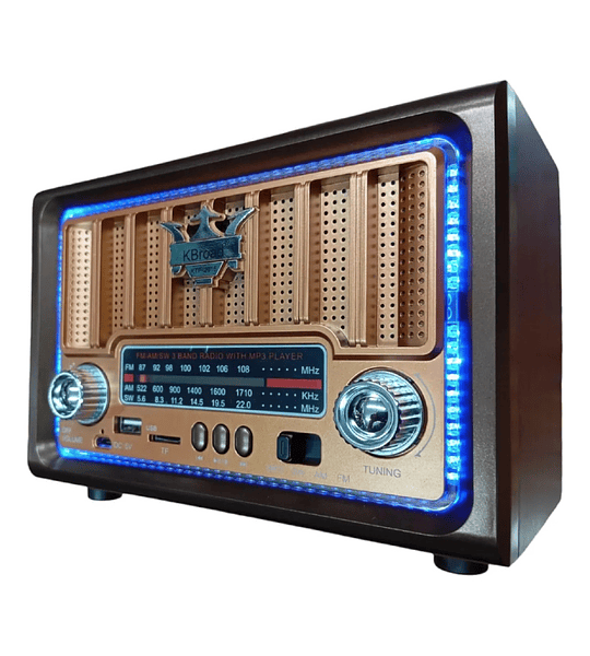  Radio KBroad KTF-2016 Bluetooth AM/FM/SW y Reproducción USB/TF