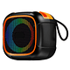 Parlante Bluetooth Portátil RGB con Luces LED, USB, AUX, TF y Batería Recargable