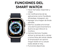 Reloj Inteligente T900 Ultra Deportivo – Bluetooth, Pulsómetro y Multi-Funciones