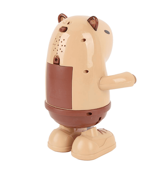 Capibara Bailarín Musical Interactivo con Luces LED y Movimiento Automático