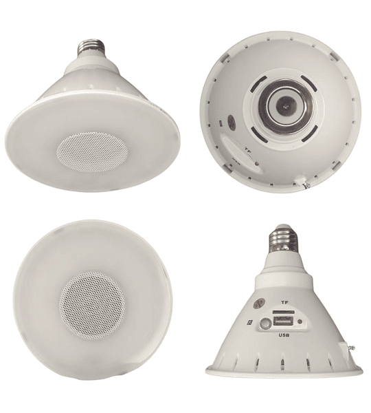 Bombillo LED Parlante Bluetooth 10W con MP3 y Control Remoto – GO Products