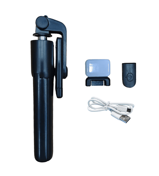 Selfie Stick Trípode R1S con Control Bluetooth y Luz LED Ajustable