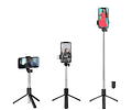Selfie Stick Trípode R1S con Control Bluetooth y Luz LED Ajustable