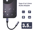 Convertidor Cable Adaptador Tipo C A Salida Tipo Audio Jack