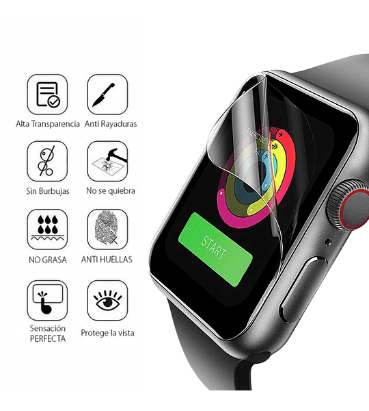 Hidrogel Xiaomi Mi Band Protector de Pantalla Smartwatch Irrompible (Elegir Modelo)