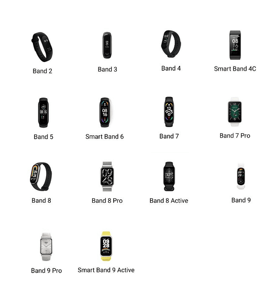 Hidrogel Xiaomi Mi Band Protector de Pantalla Smartwatch Irrompible (Elegir Modelo)