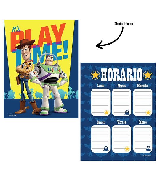 Cuaderno Cuadriculado 100 hojas Cosido Primavera Disney