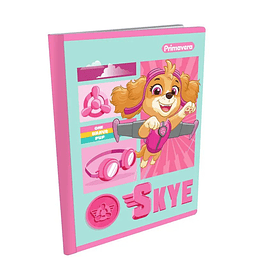 Cuaderno Cuadriculado 100 hojas Cosido Primavera para niños y niñas