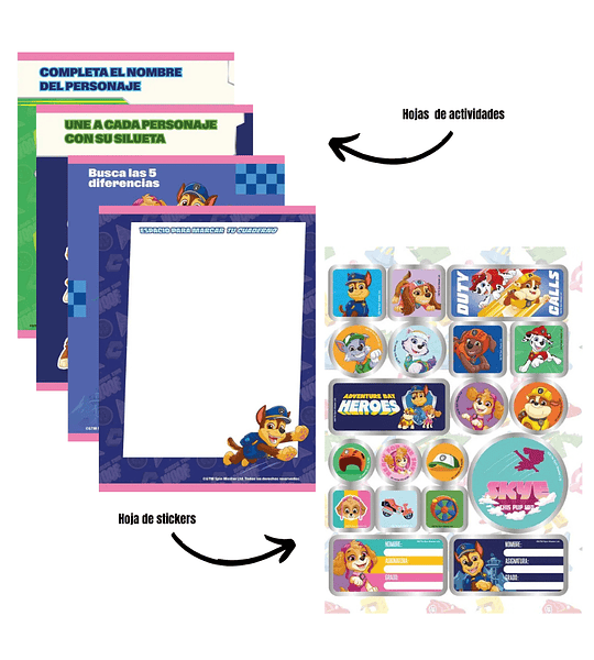 Cuaderno Cuadriculado 100 hojas Cosido Primavera para niños y niñas