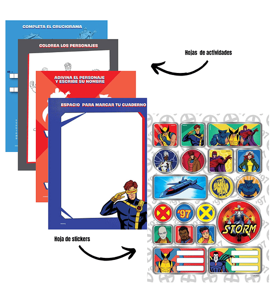 Cuaderno Cuadriculado 100 hojas Cosido Primavera para niños y niñas