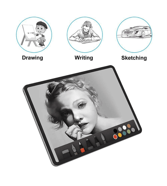  Samsung Tab S10 FE Plus 13.1" Protector de Pantalla Vidrio Paper-Feel