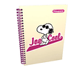 Cuaderno Snoopy, Mafalda y Pantera Rosa Argollado 80 Hojas | Coleccionable | Cuaderno Escolar y de Regalo Feria Escolar 2026