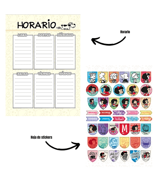 Cuadernos Pasta Dura Marca Primavera | Mafalda, Pantera Rosa y Diseños Inspiradores | Cuaderno Cosido para Notas y Diario