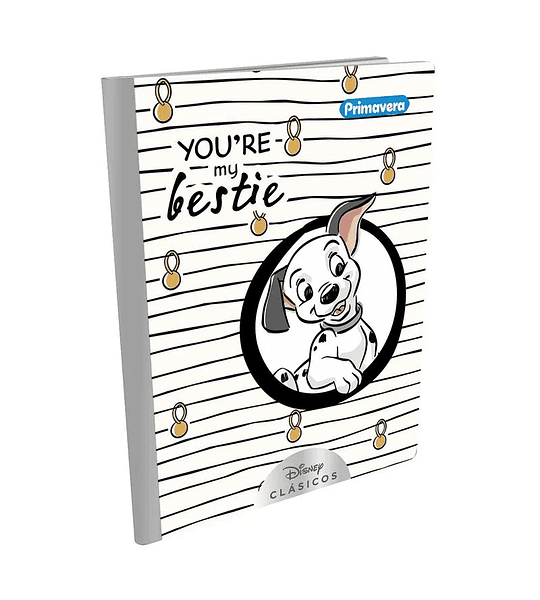 Cuaderno Cuadriculado 100 hojas Cosido Primavera Disney