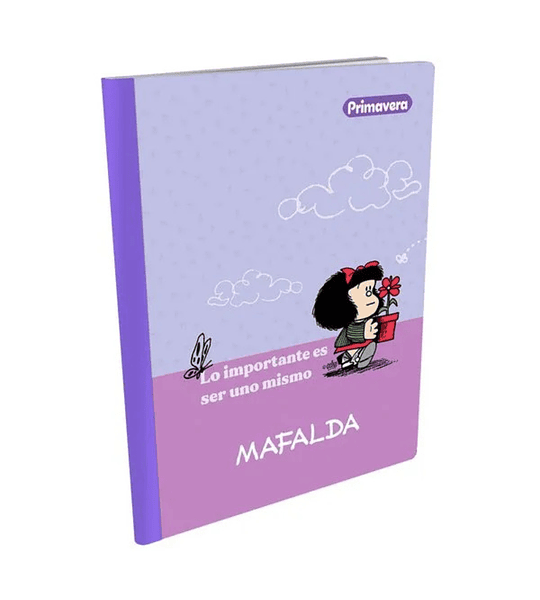 Cuaderno Cuadriculado 100 hojas Cosido Primavera Mafalda