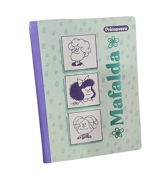 Cuaderno Cuadriculado 100 hojas Cosido Primavera Mafalda