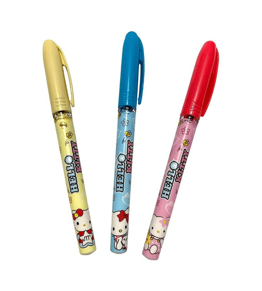  Esfero Hello Kitty Gel 0.5 mm Tinta Negra Diseño Premium