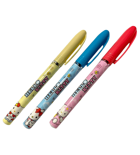  Esfero Hello Kitty Gel 0.5 mm Tinta Negra Diseño Premium