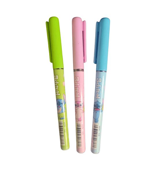  Esfero Stitch Gel 0.5 mm Tinta Negra Diseño Premium