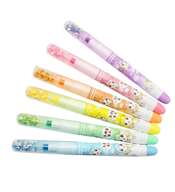 Resaltadores De Colores Con Punta En Forma De Estrella