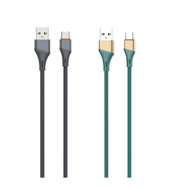 Cable de Carga Rápida 30W 2 Metros Reforzado Trenzado Tipo C 