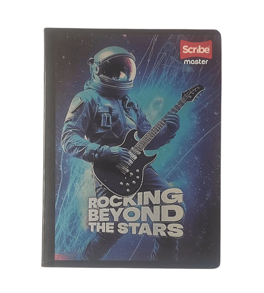 Cuaderno Cosido Scribe Master 100 Hojas Cuadriculado Diseños Juveniles