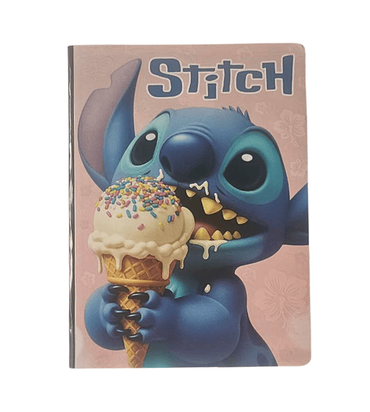 Cuaderno Cosido 100 Hojas Cuadriculado Diseños Juveniles