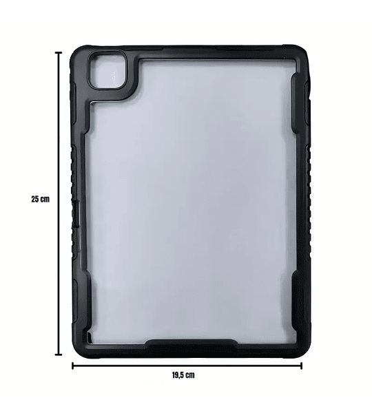 Funda iPad 11 Antigolpes Transparente con Bordes Reforzados