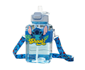 Botella de agua Infantil 750 ml con Pitillo y Correa Ajustable – Botella Escolar Resistente