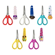 Tijeras Escolares Infantiles con Protector Diseño Animal