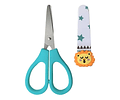 Tijeras Escolares Infantiles con Protector Diseño Animal